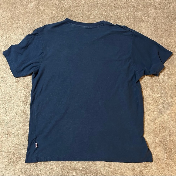 Lions Crest V-Neck Navy Blue with Shoulder Embellishment XL - Picture 8 of 10